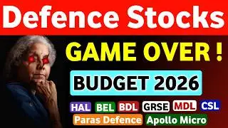 Defence Stocks Game Over? 🚨 Defence Budget 2026 🛡️ Defence Stocks News Today