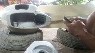 DEMPUL MULUS TANGKI MOTOR BEKAS LAS DAN VESPA PTS