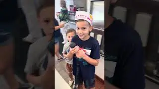 Saying 6 7 Over the In-N-Out Speaker