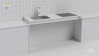 Kitchen Worktop Lift Granberg Baselift 6600 - Installation video