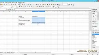 Apache OpenOffice Calc Tutorial - lower Function | Apache OpenOffice 4 Calc