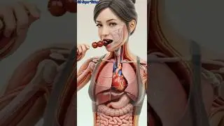 The Amazing Journey of a Tanghulu Candied Fruits Inside Your body| 3D Digestive System Animation