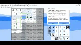 Fog of War Sudoku #16 - Whispers in the Darkness