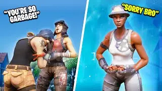 I went into Squads as a NO SKIN, then Showed my RECON EXPERT and they FREAKED OUT!