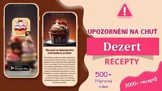 Aplikace na Dezertn&iacute; Recepty | Recepty na Dezertn&iacute; J&iacute;dla#receptnadezert #dezerty #dezert
