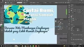 Template Poster Cintai Bumi - Bawa Tumbler dan Kotak Makan Sendiri