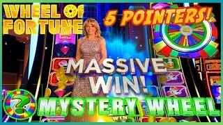 YES! 5 Pointers!! - WHEEL OF FORTUNE HIGH ROLLER - SLOT MACHINE - HOT NEW GAME 100X WIN