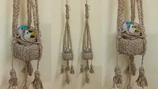 DIY Bird Nest House From Waste Materials | How To Make Bird Nest | DIY Birds Nest Making Idea 