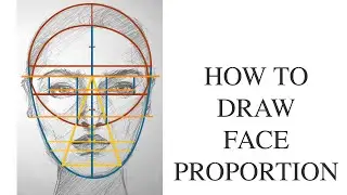 Drawing Girl’s Face step by step guide to Head Proportion for beginners