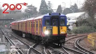 South Western Railway Class 455 Farewell Tour at Strawberry Hill and Clapham Junction - 21/12/2025