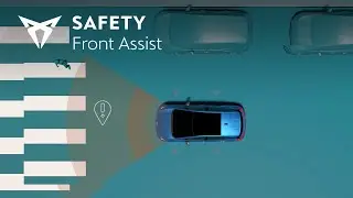 CUPRA Born Car Safety | Система помощи при парковке спереди | CUPRA