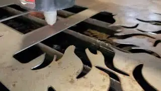 Plasma center punch semi working