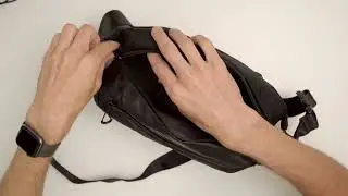 ASMR Photo Shoulder Sling Bag Soft Spoken Fabric Sounds.