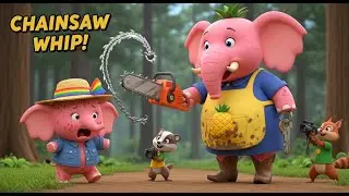 Real Farm Elephant 🚜🪓 CHAINSAW CHAIN SNAPS! Sweetie&rsquo;s Cut Too Fast &ndash; Whip!