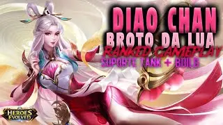 DIAO CHAN BUILD - 💥 HEROES EVOLVED 💥 | RANKED GAME PLAY