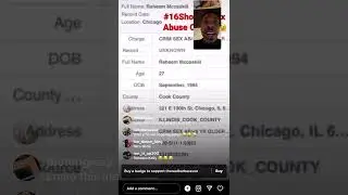 Ant glizzy exposes @16ShotEmVisualz from chicago for sexual abuse case against a 5yr old 😳