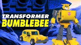 Custom LEGO bumblebee from G1 Transformers cartoon series