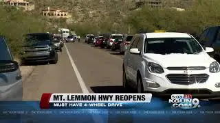 Mt. Lemmon Highway reopens with restrictions