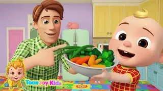 Yes Yes Vegetables 🥕🥦 | Learn Vegetables | Nursery Rhymes for Toddlers & Kids Songs | ToonJoy Kids