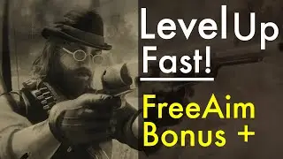 Red Dead Online - How to rank up fast solo! (FreeAim Bonus)