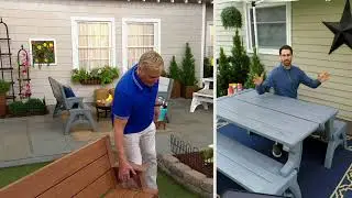 Convert-A-Bench Gen II XL Designer Series Outdoor 2-in-1 Bench-To-Table on QVC
