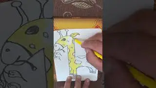 How to Turn 1 Into Giraffe/ 🦒 Learn to Draw ✍️ Giraffe 🦒 using number-1