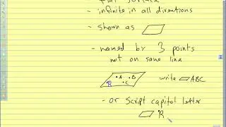 Geometry 2017 1.2 Basic Vocab and Postulates
