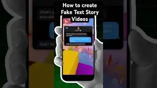 Create Text Story Videos in 2025 #textstory #aicut #faketext #texting