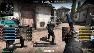 TURKEY5 vs. Team_UNQ  / Bo1 / ESEA Advanced Lig