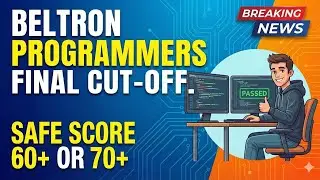 Beltron Programmer Final Cut off | Bihar Programmer Cut-off |