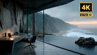 🌊 Work Music & Music ~ Deep Work Focus ~ Study Ambience  Coastal Productivity Zone 🎧