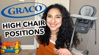 ПЕРЕМЕЩЕНИЯ ВЫСОКОГО СТУЛЬЧИКА GRACO TABLE2TABLE | КАК УСТАНОВИТЬ ВСЕ 7 ПОЗИЦИЙ