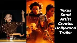 Miss Chinatown Creates Sand Animation for Hollywood Trailer