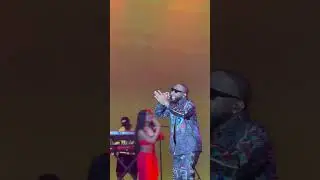 Davido performing 