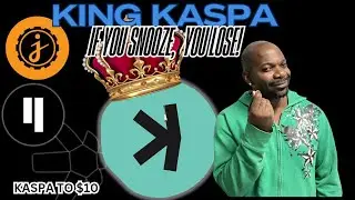 KING KASPA... IF YOU SNOOZE,  YOU LOSE!! #kas #qnt #jas #qubic #btc 