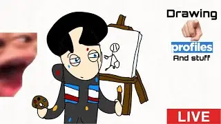 drawing your profile picture and stuff (LIVE)