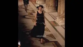 Mika Schneider for Chanel Haute Couture 24 #mikaschneider #chanel #model #runway #catwalk #fashion