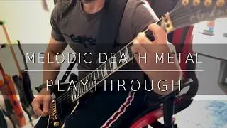 Coiled Around Thy Spine - 'Red Rising Sun' Full Play Thru with a Jackson USA Custom Shop RR