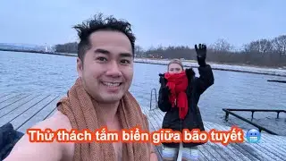 TẮM BIỂN ÂM 4 ĐỘ Ở ĐAN MẠCH ❄️🌊 | Cảm giác KHÔNG ĐÙA ĐƯỢC ĐÂU!
