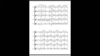 Clementi allegro for flute choir