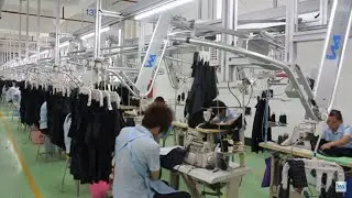 Polo Shirts Production - INA Hanger System