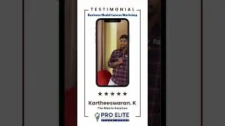 Happy Clients | Mr.K.Kartheeswaran from The Matrix Solution | Proelite Management | #bmcworkshop