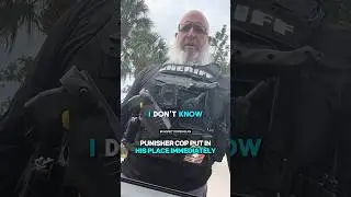 Каратель-полицейский немедленно поставлен на место 🤯