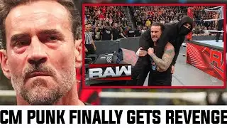 CM Punk наконец-то отомстил таинственному нападавшему в маске на WWE RAW!