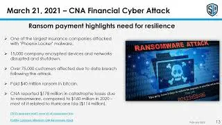 Lessons Learned from the Worst Cyber Attacks of 2021 - CNA Financial