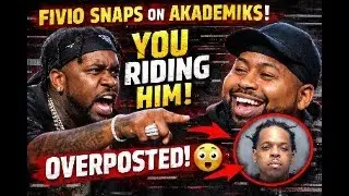 Fivio Foreign CHECKS Akademiks for Riding Finesse2tymes 🧢🔥