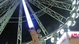 Ferris Wheel at night in Torquay   Devon