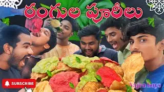 COLOURFULL PURILU | Colours vegetable puri recipe | 4K | #vajraboys #mr_timeless_#food  #cooking