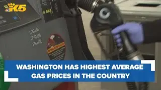 Washington state now has the highest average gas prices in the U.S.