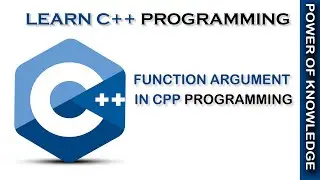 Function Argument in CPP Programming (Hindi)